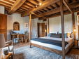 beautiful country house bedroom Borgo Castello Panicaglia Italy Secretplaces